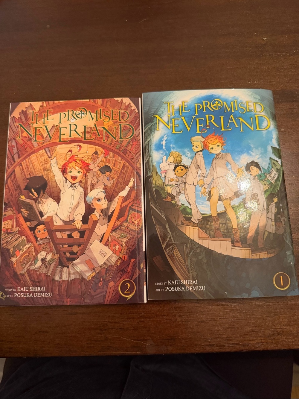 The Promised Neverland Volumes 1-2 Manga Set - Blue & Orange Covers